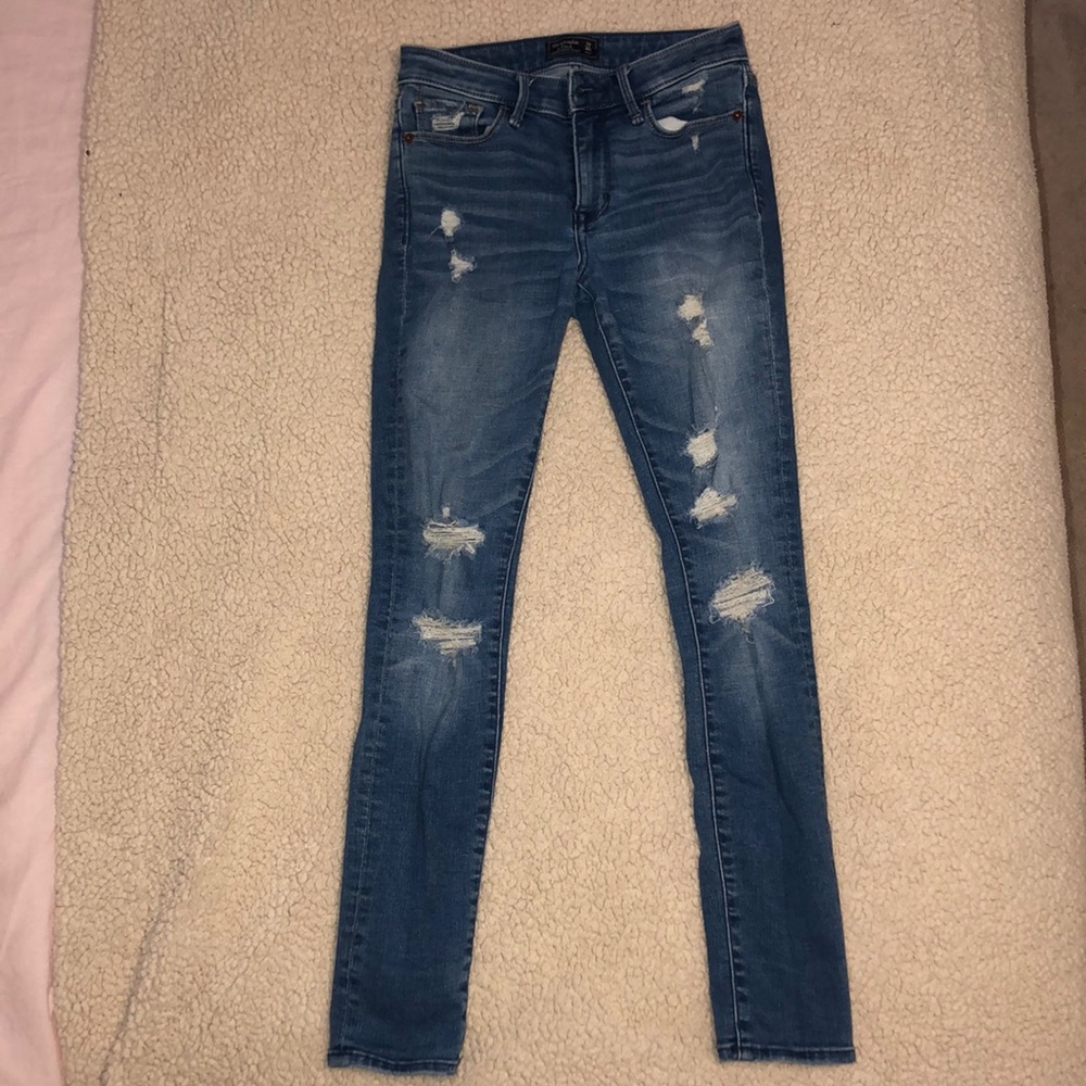 ABERCROMBIE Harper Super Skinny Jeans size 24!⭐️